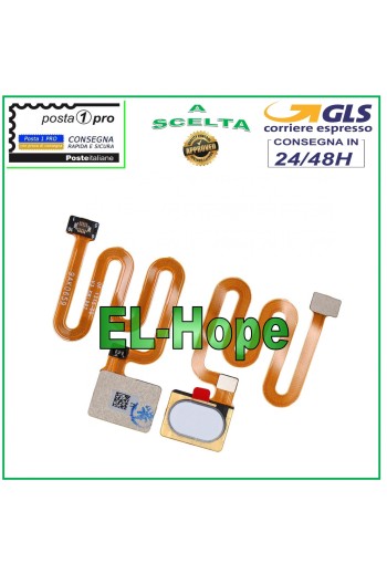 LLAVE PLANA DE HUELLA DACTILAR PARA OPPO A11 A11X PCHT00 PCHM00 BLANCA