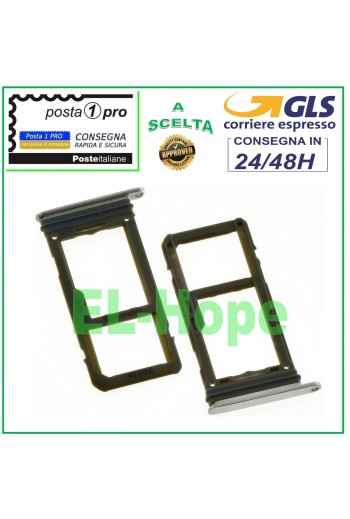 COMPARTIMENTO PARA TARJETA RANURA + TARJETA MICRO SD SAMSUNG GALAXY S8 PLUS SM-G955F PLATA