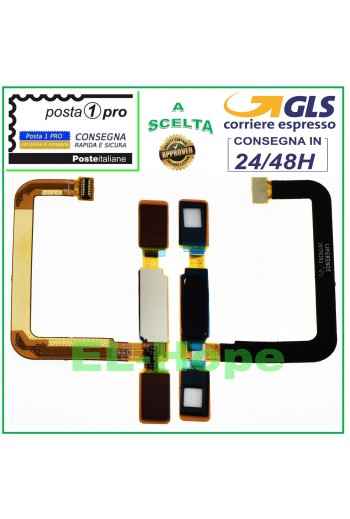 SENSOR DE HUELLAS DACTILARES TECLA INICIO PLANA NOKIA 6 2017 TA-1033 NEGRO