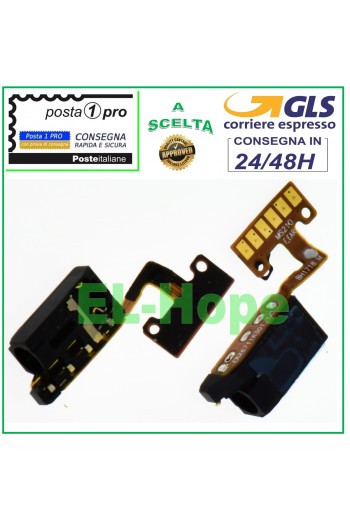 Cable flexible plano para auriculares con conector jack para LG K10 2017 M250 M250N