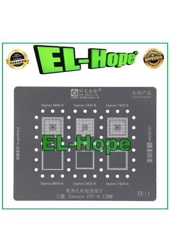 PLANTILLA AMAOE EU1 PLACA BASE PARA EXYNOS 8890B 5430B 7420B 8890A 5430A 7420A