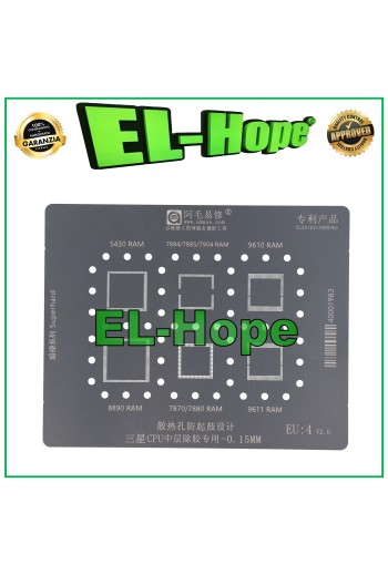 STENCIL REBALLING CAPA AMAOE EU4 PARA SAMSUNG EXYNOS 8890 7870 7880 9611