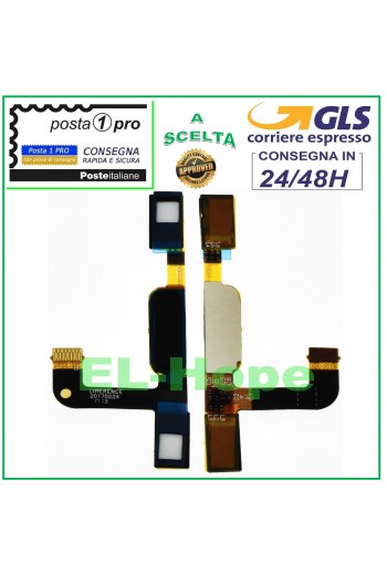 Sensor de huellas dactilares para tecla de inicio plana Nokia 5 2017 ZVFE475 negro