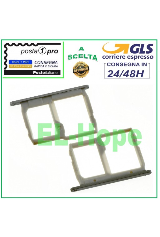 COMPARTIMENTO PARA CARRITO DE RANURA PARA TARJETA NANO SIM + MICRO SD LG G5 H830 H831 GRIS