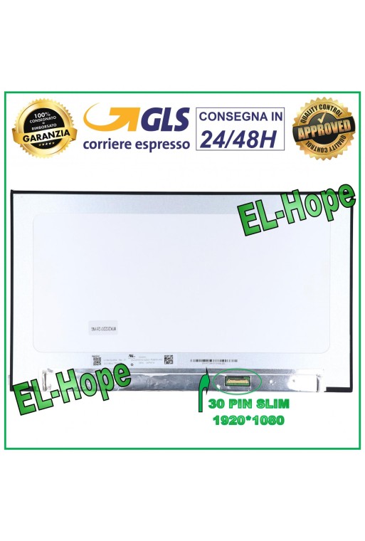 PANTALLA NV156FHM-N4L PORTÁTIL 15.6 30 PINES SLIM 1980*1920 FHD LED SCREEN