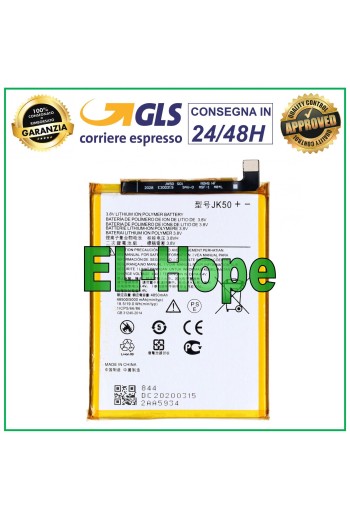 BATERIA JK50 PARA MOTOROLA MOTO G20 XT2128 XT-2128 5000 mAh IGUAL A LA ORIGINAL 