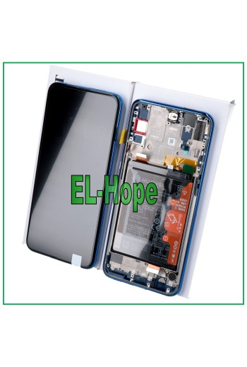 MARCO DE PANTALLA LCD BATERÍA ORIGINAL HUAWEI Y9 PRIME PANTALLA TÁCTIL PANTALLA AZUL
