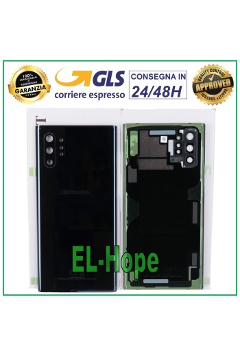 CUBIERTA DE BATERÍA ORIGINAL SAMSUNG GALAXY NOTE 10 PLUS SM-N975F NEGRA