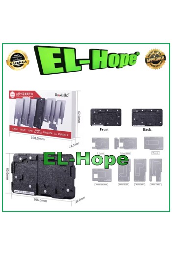 Herramienta de soldadura para rebobinado de plantillas para Apple iPhone 12 / 12-Pro / 12 Mini / 12 Pro Max