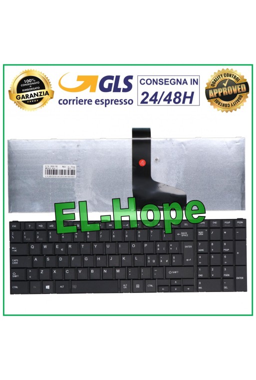TECLADO ITA PORTÁTIL TOSHIBA SATELLITE 9Z.N7TSU.00E MP-11B96I0-528W NSK-TT4SU