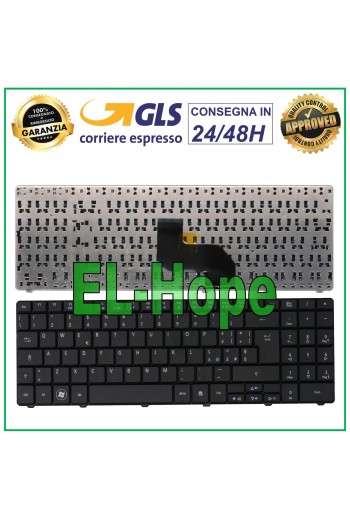 TECLADO ITA PARA PORTÁTIL EMACHINES E727 G430 G525 G625 G627 G630 G725 NEGRO