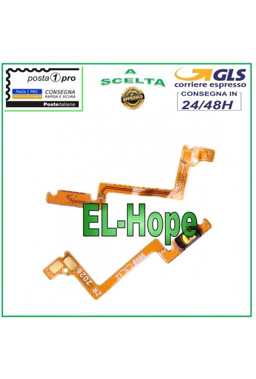 Cable flexible plano con botón de encendido y apagado para OPPO A12 CPH2077 CPH2083
