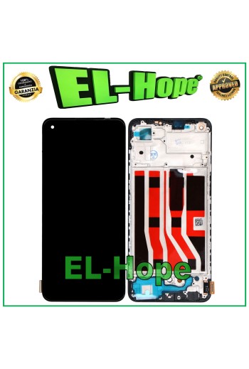 PANTALLA LCD TFT + MARCO PARA OPPO A74 4G CPH2219 / F19 4G PANTALLA TÁCTIL CRISTAL NEGRO