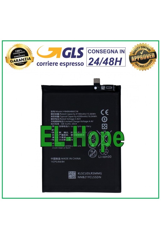 BATERÍA HB486486ECW PARA HUAWEI P30 PRO VOG-L09 L29 BATERÍA DE ION DE LITRO ORIGINAL PARI