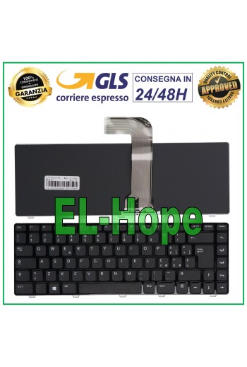 TECLADO ITALIANO PARA PORTÁTIL DELL INSPIRON 15 R N5040 7520 N5050 NEGRO