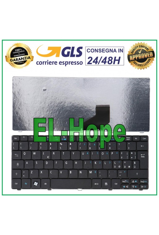 Teclado italiano para portatil Acer Aspire One D260 D270 PAV70 NAV70 NAV51 NAV50 D257 