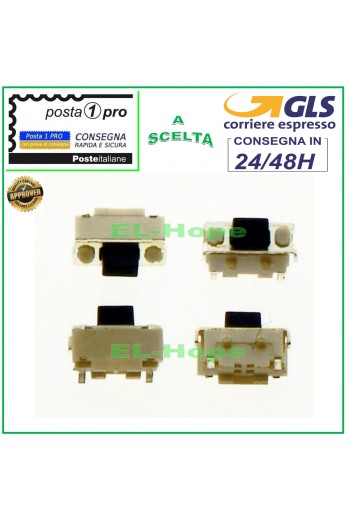 MICRO INTERRUPTOR ENCENDIDO APAGADO BOTÓN VOLUMEN PARA TABLET INNO HIT 2X4X3.5 mm