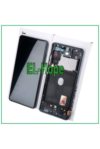PANTALLA LCD + MARCO ORIGINAL SAMSUNG GALAXY S20 FE 5G SM-G781B PANTALLA TÁCTIL AZUL