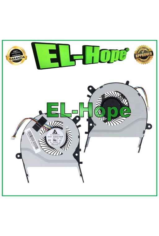 VENTILADOR DE CPU KSB06105HB PARA PORTÁTIL ASUS F554 F555 R511 R556 R557 X554 DE 4 PINES