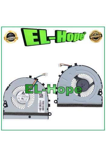 Ventilador de CPU KSB06105HB para portatil HP DC28000L6D0 SPS-L20473-001 15DA 15DB