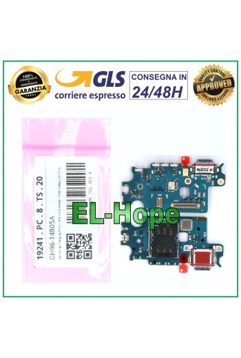 LECTOR SIM BASE DE CARGA SERVICIO ORIGINAL SAMSUNG GALAXY S22+ PLUS SM-S906