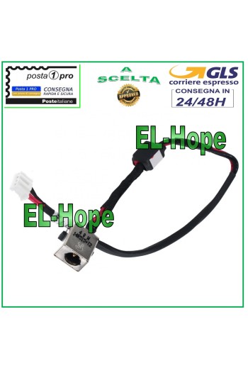 CONECTOR DE ALIMENTACIÓN DE CC PJ901 PARA ACER ASPIRE V3-572P CONECTOR DE ALIMENTACIÓN DE CARGA FLEXIBLE