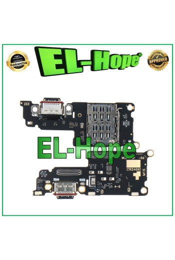 Conector de carga para base de lector de SIM para OPPO Realme 12 Pro RMX3842/12 Pro Plus