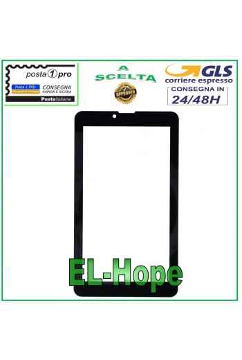 VIDRIO PARA PANTALLA TÁCTIL MAJESTIC TAB 527 VIDRIO ORIGINAL NEGRO + ADHESIVO DOBLE CARA