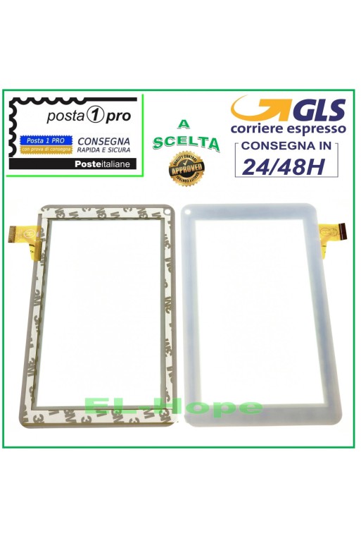 PANTALLA TÁCTIL CRISTAL XORO PAD 721 DIGITALIZADOR ORIGINAL BLANCO