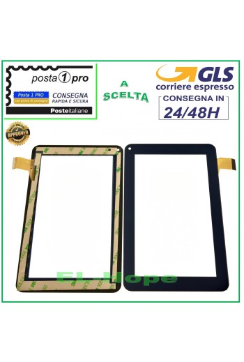 PANTALLA TÁCTIL CRISTAL LOGICOM S732 (M711R) VIDRIO Tablet DIGITALIZADOR ORIGINAL NEGRO