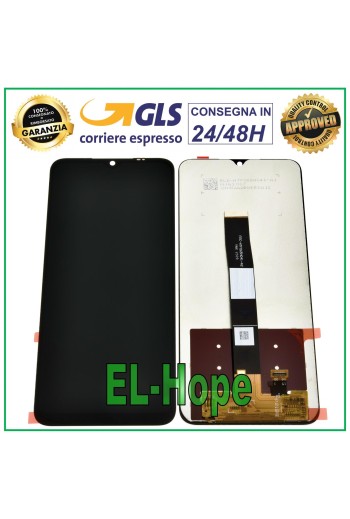 PANTALLA LCD PARA XIAOMI REDMI 9i SPORT PANTALLA TÁCTIL MONTADA VIDRIO NEGRO