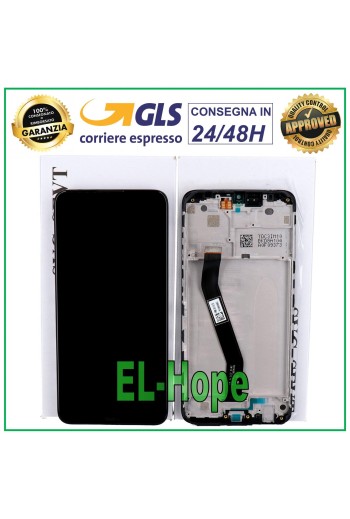 PANTALLA LCD + MARCO ORIGINAL XIAOMI REDMI 8A M1908C3KG PANTALLA TÁCTIL CRISTAL NEGRO