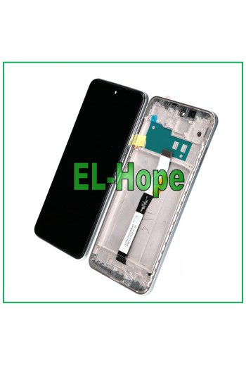 PANTALLA LCD PARA XIAOMI REDMI NOTE 10 LITE PANTALLA TÁCTIL MARCO PLATEADO