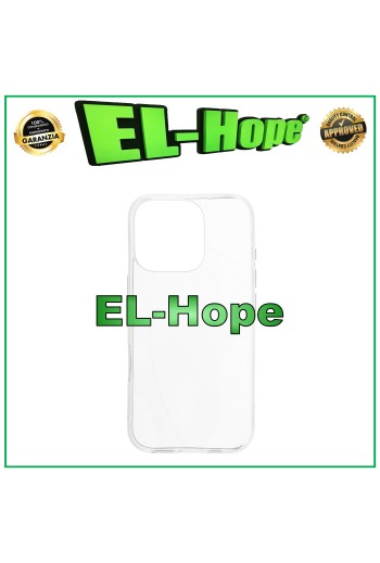 FUNDA PROTECTORA TRANSPARENTE PARA IPHONE 16 PRO SLIM BUMPER TPU GEL