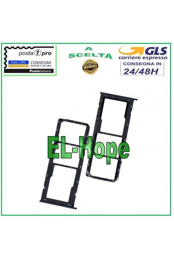 COMPARTIMENTO PARA RANURA DE TRANSPORTE TARJETA NANO SIM SD SAMSUNG GALAXY A22 5G SM-A226 NEGRO