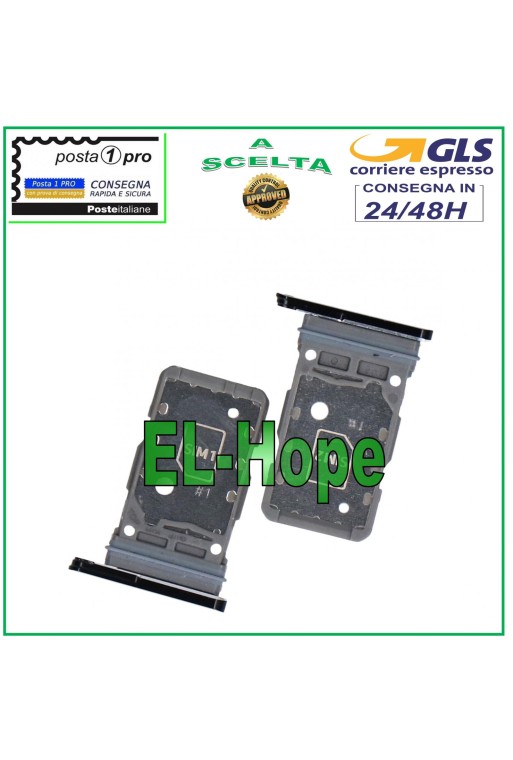 COMPARTIMENTO PARA TARJETA DUAL NANO SIM SAMSUNG GALAXY S21+ PLUS SM-G996 NEGRO