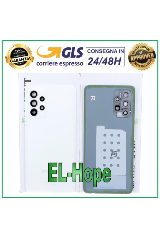 TAPA DE BATERÍA ORIGINAL SAMSUNG GALAXY A52 SM-A526B TAPA TRASERA BLANCA