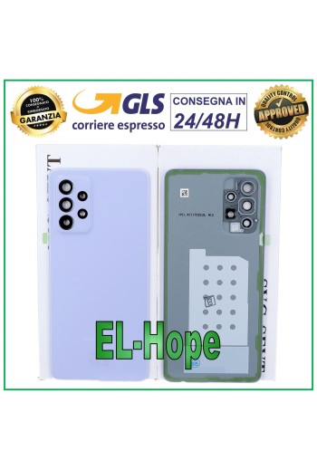 CUBIERTA TRASERA ORIGINAL DE VIDRIO SAMSUNG GALAXY A52 SM-A525 MORADA