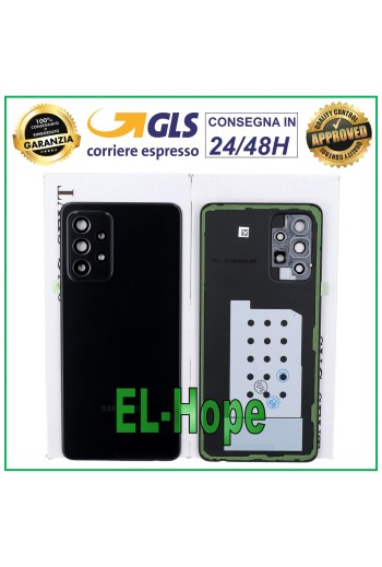TAPA DE BATERÍA ORIGINAL SAMSUNG GALAXY A52S SM A528B TAPA TRASERA NEGRA