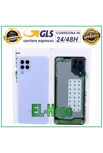 CUBIERTA TRASERA ORIGINAL DE VIDRIO MORADO PARA SAMSUNG GALAXY A22 SM-A225 4G