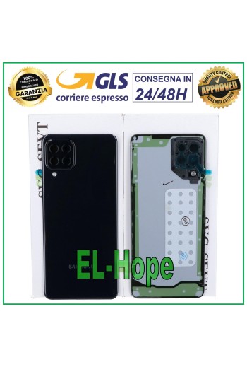 TAPA TRASERA ORIGINAL SAMSUNG GALAXY A22 SM-A225 4G CRISTAL NEGRO