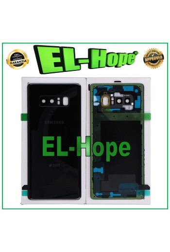 CUBIERTA TRASERA ORIGINAL SAMSUNG GALAXY NOTE 8 SM-N950 CRISTAL NEGRO