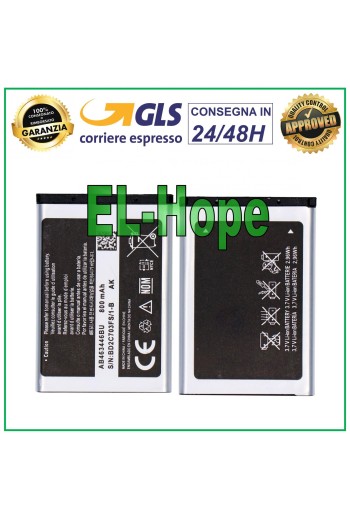 BATERÍA AB463446BU PARA SAMSUNG GALAXY GT E2100 E2210 E1107 E1270 B130 800 mAh