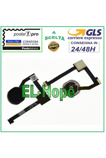 BOTÓN INICIO PLANO FLEXIBLE PARA APPLE IPAD MINI 4 A1538 A1550 BOTÓN CENTRAL NEGRO