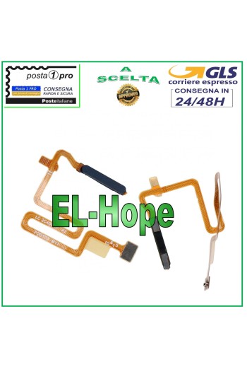 TECLA FLEXIBLE PLANA CON SENSOR DE HUELLAS OPPO A73 5G CPH2161 NEGRA