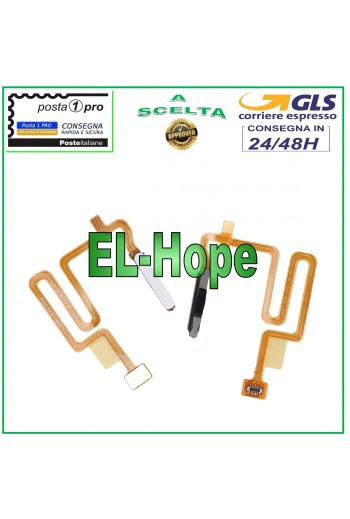 TECLA FLEXIBLE PLANA CON SENSOR DE HUELLA OPPO A54 5G CPH2195 PLATA