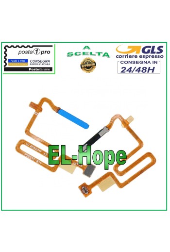 TECLA FLEXIBLE PLANA CON SENSOR DE HUELLA OPPO A54 5G CPH2195 AZUL