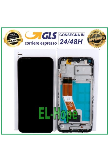 PANTALLA LCD ORIGINAL + MARCO SAMSUNG GALAXY A11 SM-A115F A115 PANTALLA TÁCTIL NEGRA