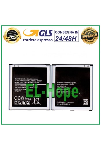 Batería EB-BG531BBE para Samsung Galaxy Grand Prime SM-G530F, SM-G531F (2600 mAh)