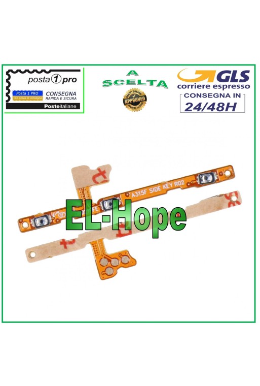 TECLAS LATERALES PLANAS VOLUMEN ENCENDIDO SAMSUNG GALAXY A31 SM A315
